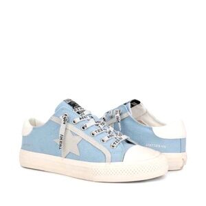 Vintage Havana Suzzie Sneaker In Denim Mix Light Blue Size 6